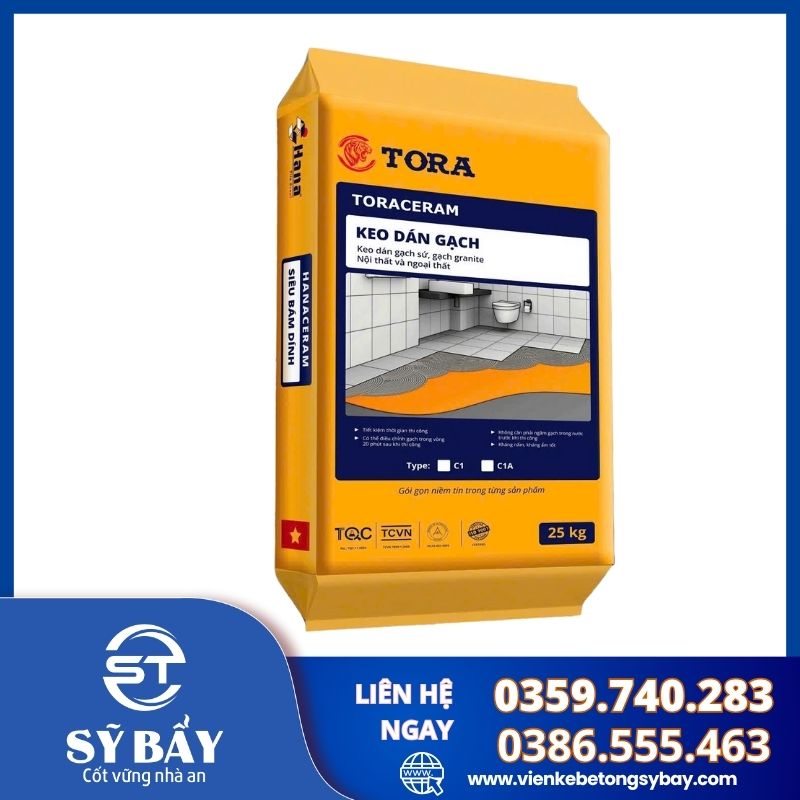 Keo dán gạch Cao Cấp Tora